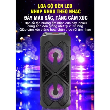 Loa Kẹo Kéo Karaoke Mini 818DW Bluetooth - Micro kèm, công nghệ âm tần, giá 209.000₫ 4