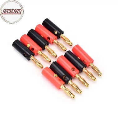 Loa Meour 10 chiếc - Vít chuối đĩa vàng, đầu nối 4mm, giá chỉ 38.700 VND