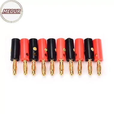Loa Meour 10 chiếc - Vít chuối đĩa vàng, đầu nối 4mm, giá chỉ 38.700 VND