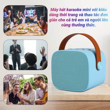 Loa micro Bluetooth karaoke mini K1-LAMJAD - âm thanh siêu hay, thiết kế sang trọng, giá ưu đãi 122.500₫