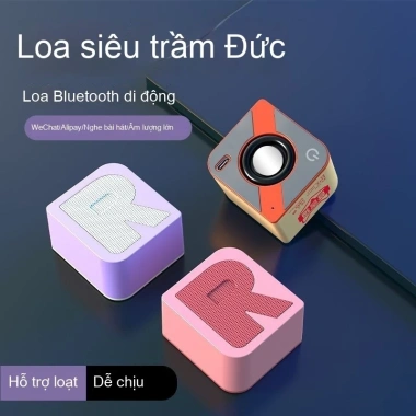 Loa mini Bluetooth TWS Series siêu trầm, di động ngoài trời, âm thanh chất lượng cao - Giá chỉ 119.000₫