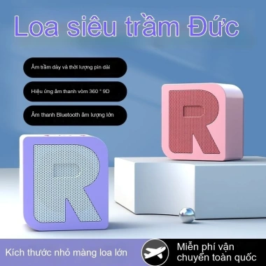 Loa mini Bluetooth TWS Series siêu trầm, di động ngoài trời, âm thanh chất lượng cao - Giá chỉ 119.000₫