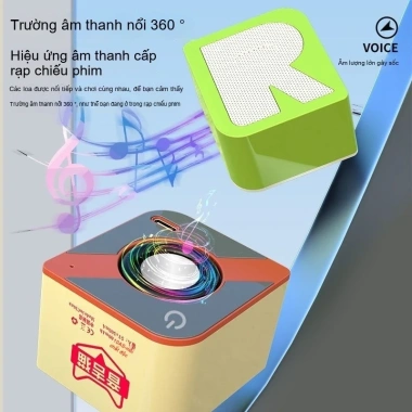 Loa mini Bluetooth TWS Series siêu trầm, di động ngoài trời, âm thanh chất lượng cao - Giá chỉ 119.000₫