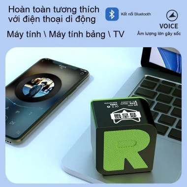 Loa mini Bluetooth TWS Series siêu trầm, di động ngoài trời, âm thanh chất lượng cao - Giá chỉ 119.000₫