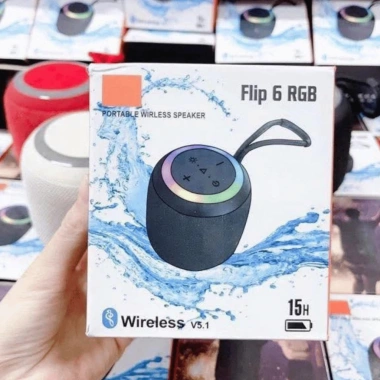 Loa Mini FLIP 6 RGB Siêu Bass - Bluetooth 5.1, Chống Nước, Pin Cực Trâu, Giá chỉ 155k