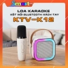 Loa Mini Karaoke K12 không dây - Âm thanh sống động, tặng 2 mic, chỉ 95.000₫ 9