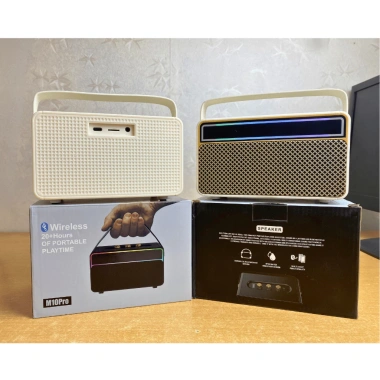 Loa Mini M10 Pro Bass mạnh, thiết kế hiện đại, Bluetooth không dây - 186.000₫