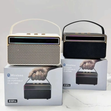 Loa Mini M10 Pro Bass mạnh, thiết kế hiện đại, Bluetooth không dây - 186.000₫