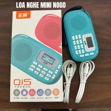 Loa Nogo Mini Q15 cho bé tắm – Ngôn ngữ đa chức năng, Bluetooth, khóa bàn phím, hẹn giờ tắt, giảm giá 499k