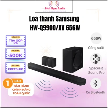 Loa Samsung Soundbar HW‑Q990D 11.1.4ch 656W Năm 2.025 – Giá giảm 15,9 triệu, Hàng chính hãng, Bảo hành 12 tháng 8