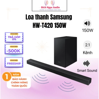 Loa thanh Samsung HW-T420 chính hãng - Âm thanh mạnh, giảm giá 1.250.000₫, bảo hành 12 tháng