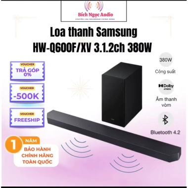 Loa Thanh Samsung Q600F 3.1.2 – Công Suất 380W, Hàng Chính Hãng, Giá 3.19 Triệu Loa Thanh Samsung Q600F 3.1.2 – Công Suất 380W, Hàng Chính Hãng, Giá 3.19 Triệu