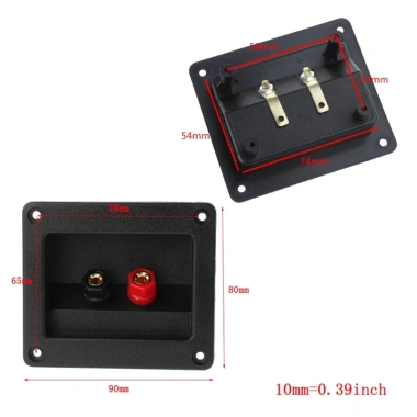 Loa Thiết Bị Đầu Cuối Cốc 2 Vị Trí Dây Lò Xo Chuối Jack Âm Trần - DIY Nhà Xe, Giá chỉ 49.284₫