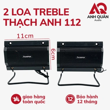 Loa Treble Thạch Anh Thumper 112 40W Loa Chép Rời Karaoke Nhỏ Gọn, Tặng Tụ Hàn Sẵn, 105.000