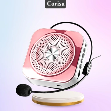 Loa trợ giảng Corisu K200 pin siêu trâu, Bluetooth, mic dây chống hú, BH 12 tháng - Giá 334.000₫