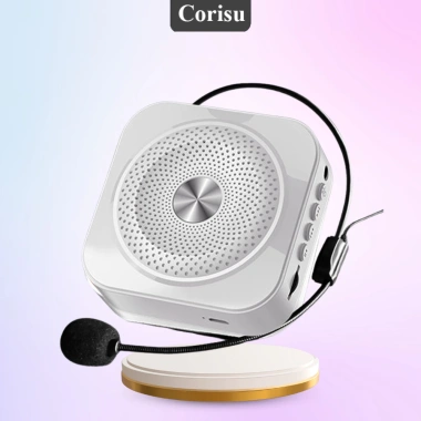 Loa trợ giảng Corisu K200 pin siêu trâu, Bluetooth, mic dây chống hú, BH 12 tháng - Giá 334.000₫