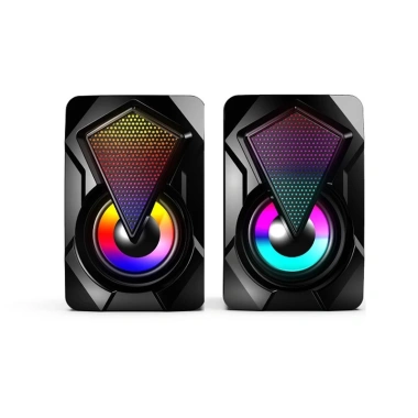 Loa Vi Tính 2.0 Mini 1.046/9.077 LED RGB - Loa Để Bàn Cao Cấp, Bảo Hành 6 Tháng, 77.998₫