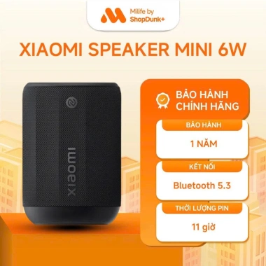 Loa Xiaomi Bluetooth Mini 6W Chính Hãng - Âm thanh chất lượng, pin 12 tháng, giá 980.000₫ Loa Xiaomi Bluetooth Mini 6W Chính Hãng - Âm thanh chất lượng, pin 12 tháng, giá 980.000₫