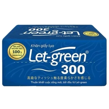Lốc 03 gói khăn giấy lụa Let-green 300 tờ - Giấy xuất khẩu, chỉ 85.000 VND 3 Lốc 03 gói khăn giấy lụa Let-green 300 tờ - Giấy xuất khẩu, chỉ 85.000 VND 3