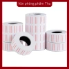 Lốc 10 cuộn băng keo dán giá phù hợp máy bắn, ghi tay, đóng dấu, giá ưu đãi 34.000₫