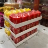 Lốc 10 đèn cầy trụ 5cm - Đèn cầy tròn mập lùn 2 màu đỏ và vàng, chỉ 60.000₫