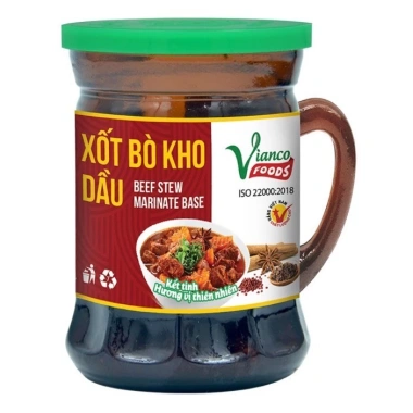 Lốc 12 hũ 40-45-50g - Cà ri dầu, Bò kho dầu, Sa tế dầu, Xốt cà súp Vianco 179k 4