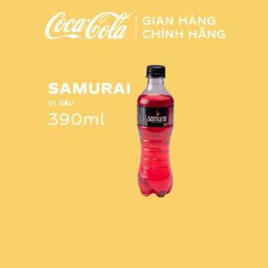 Lốc 24 chai Nước Giải Khát Samurai hương dâu 390ml - Giá ưu đãi 215.000₫ Giảm 23% 3