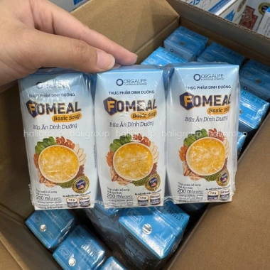 Lốc 3 Hộp Fomeal Basic Soup 200ml - Súp dinh dưỡng, tiện lợi, giá ưu đãi 99.000₫ 2 Lốc 3 Hộp Fomeal Basic Soup 200ml - Súp dinh dưỡng, tiện lợi, giá ưu đãi 99.000₫ 2