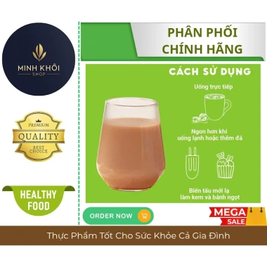 Lốc 4 Hộp Ngũ Cốc Uống Liền Yến Mạch & Hạt Sen 180ml - Dinh Dưỡng, Giàu Protein