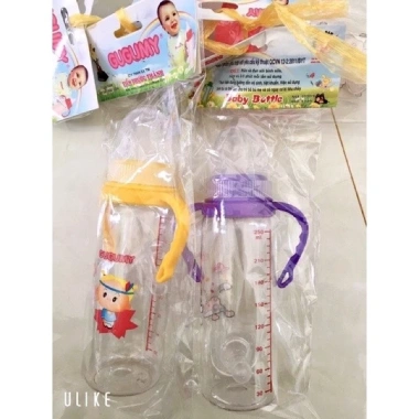 Lốc 6 bình sữa GUGUMY 250ml có/không tay cầm - An toàn, tiện lợi, giá ưu đãi