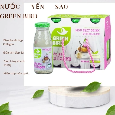 Lốc 6 chai Yến sào Green Bird 4 vị 185ml - Giảm còn 150.000đ, tăng sức đề kháng, dinh dưỡng cho cả gia đình