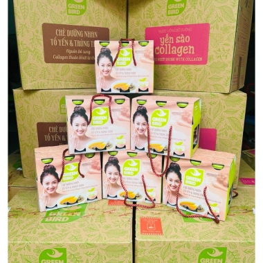Lốc 6 chai Yến sào Green Bird 4 vị 185ml - Giảm còn 150.000đ, tăng sức đề kháng, dinh dưỡng cho cả gia đình