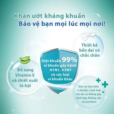 Lốc 6 gói Khăn ướt Mini Tempo Protect Đức - Diệt khuẩn 99% Ngăn ngừa vi khuẩn, Giá chỉ 57.340₫ 7
