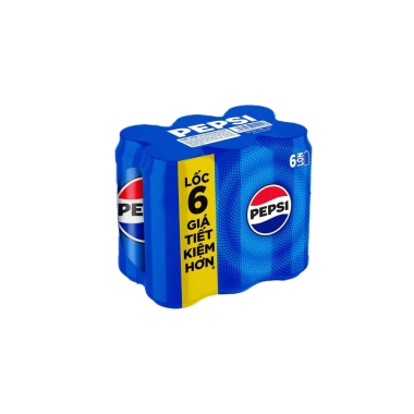 Lốc 6 Lon Pepsi 330ml - Nước ngọt có ga, Giá ưu đãi 73.000₫, Tiết kiệm hơn 17% 2