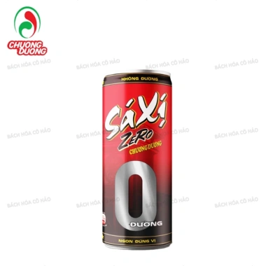 Lốc 6 lon Sá Xị Zero không đường Chương Dương 320ml - Giá chỉ 156.000đ