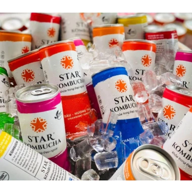 Lốc 6 Lon Star Kombucha Mix Vị - Nước lên men probiotic, giảm 18% chỉ 240.000₫ 2