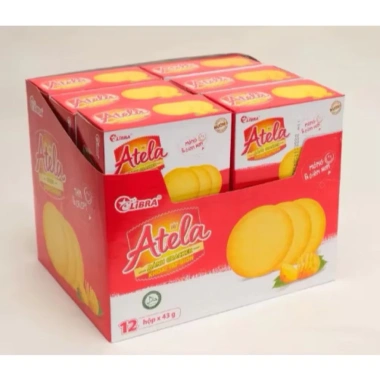 Lốc Bánh Lễ Quy Sữa Cosy, Chocopie, Cutas, Tipo, Atela 12 Hộp 39g Giá 96.000