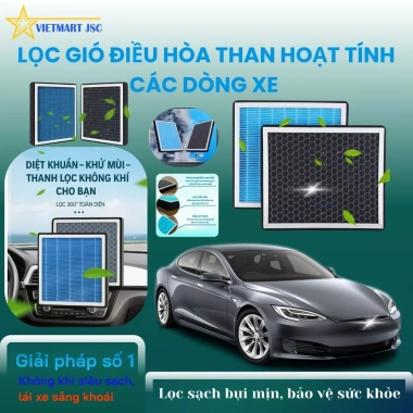 Lọc Gió Điều Hòa Ô Tô HEPA Cao Cấp – Lọc Bụi Mịn, Khử Mùi Than Hoạt Tính, Giá Ưu Đãi 172.634₫