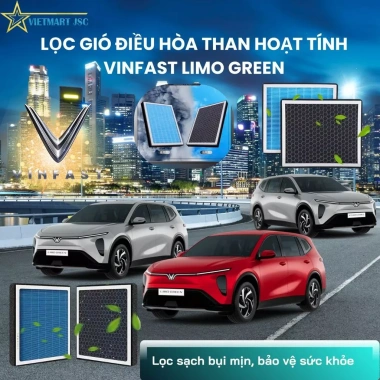 Lọc gió điều hòa ô tô VinFast Limo Green – lọc bụi mịn, khử mùi, dễ thay 219.114₫
