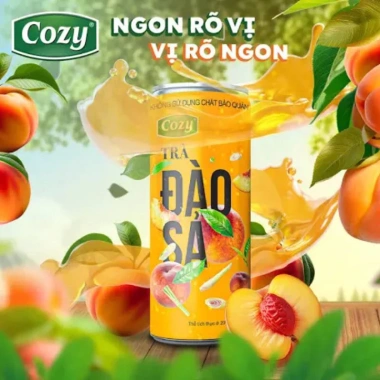Lốc Trà Đào Sả và Tắc Mật Ong Cozy 6 Lon 320ml - Vị Ngon Rõ, Giảm Giá 57,400đ 5 Lốc Trà Đào Sả và Tắc Mật Ong Cozy 6 Lon 320ml - Vị Ngon Rõ, Giảm Giá 57,400đ 5