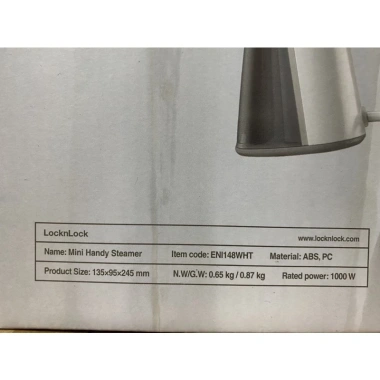 LOCK&LOCK Bàn ủi hơi nước Mini Handy Steamer 1.000W ENI148WHT Siêu nhẹ, nhanh khô, Giá 565.000₫ 4