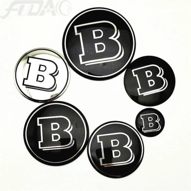 Logo Brabus Mercedes 75mm chữ B, vô lăng 52mm, dán bánh xe 56mm - Giá 58.389₫ 8