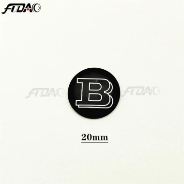 Logo Brabus Mercedes 75mm chữ B, vô lăng 52mm, dán bánh xe 56mm - Giá 58.389₫ 10