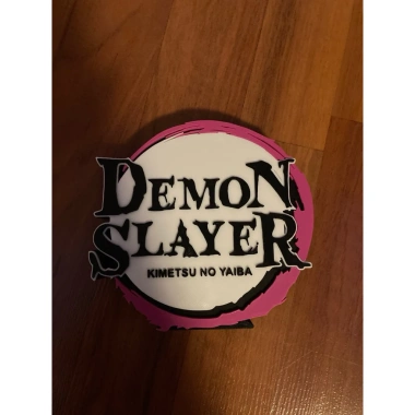 Logo Kimetsu No Yaiba 3D - Trạm trí góc học tập 14x13x2cm, giảm giá 85k 3 Logo Kimetsu No Yaiba 3D - Trạm trí góc học tập 14x13x2cm, giảm giá 85k 3