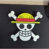 Logo One Piece Mũ Rơm 3D Trang Trí 16x14cm - Nhỏ Gọn, Giá Ưu Đãi 80.000 VND