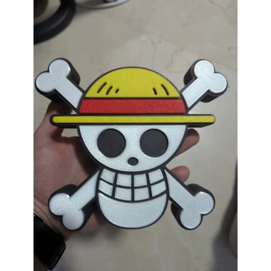 Logo One Piece Mũ Rơm 3D Trang Trí 16x14cm - Nhỏ Gọn, Giá Ưu Đãi 80.000 VND 3