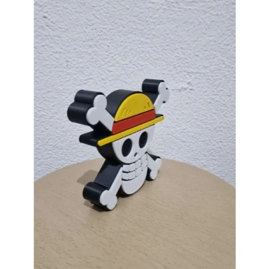 Logo One Piece Mũ Rơm 3D Trang Trí 16x14cm - Nhỏ Gọn, Giá Ưu Đãi 80.000 VND 5