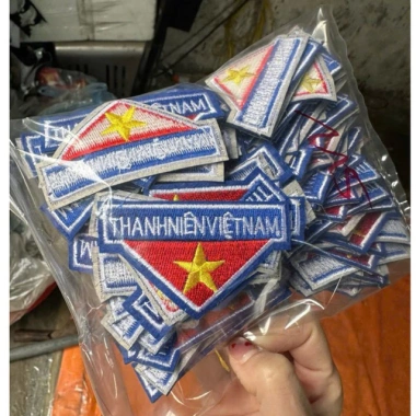 Logo thêu Đoàn Thanh Niên tinh xảo, huy hiệu Đoàn, áo Đoàn - Giá ưu đãi 7.000 VND tại Logo Uni