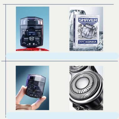 Lỗi 1 đổi 1 Dao Cạo Râu Điện KONCA Mini, Vỏ Trong Suốt, Sạc Type-C, Giá 190k 4 Lỗi 1 đổi 1 Dao Cạo Râu Điện KONCA Mini, Vỏ Trong Suốt, Sạc Type-C, Giá 190k 4