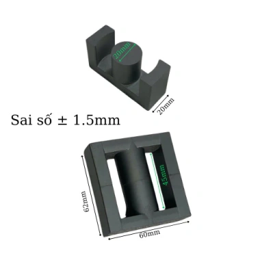 Lõi biến áp xung EC60 tròn nằm 13+13 – Giá ưu đãi 62.000đ, chất lượng Quỳnh Diễn